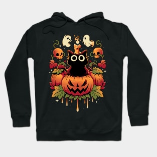 Halloween Candle Trick - Autumn Cat Hoodie